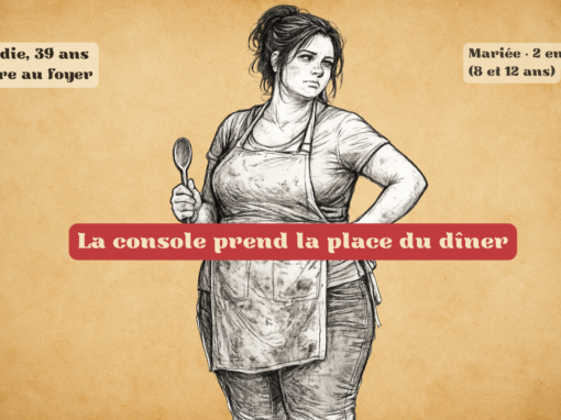 La console prend la place du dîner La console prend la place du dîner