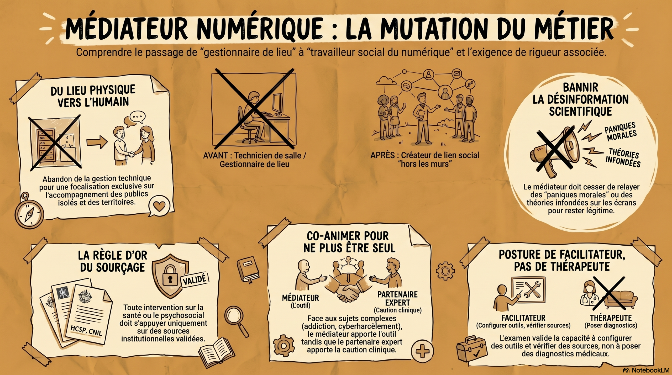 Infographie réalisée avec Notebooklm. Met en avant les points clés.